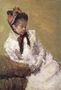 Mary Cassatt Portrait of artist oil painting